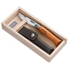 Opinel  No.08 Carbon Steel Folding Knife with Sheath 000815