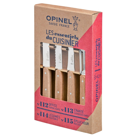 Opinel Essential Small Kitchen Knife Set 001300