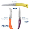 Opinel Stainless & Carbon Steel Garden Knife Trio - 3 Colors 001617