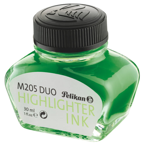 Pelikan Ink Glass W/Green Highlighter ink, 30 ml 339580