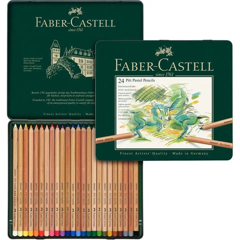 Faber-Castell Pitt Pastel Pencil Tin of 24 112124