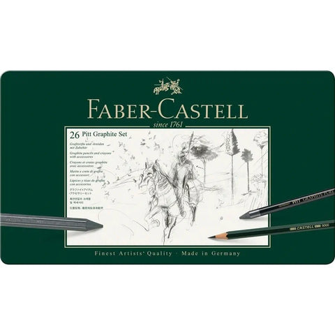 Faber-Castell Pitt Graphite set tin of 26 112974