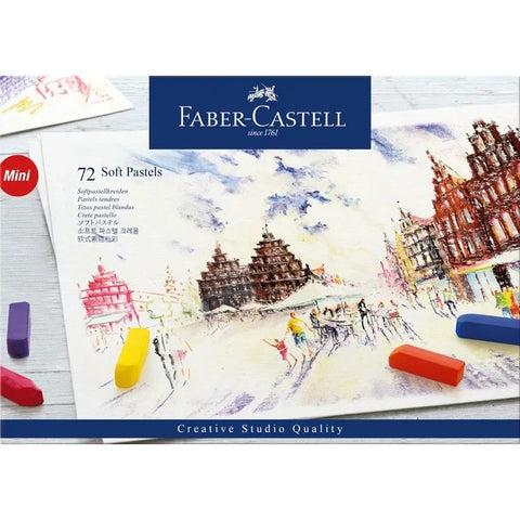 Faber-Castell Soft pastels mini cardboard wallet of 72 128272