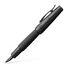 Faber-Castell e-motion Pure Black fountain pen EF, black 148622