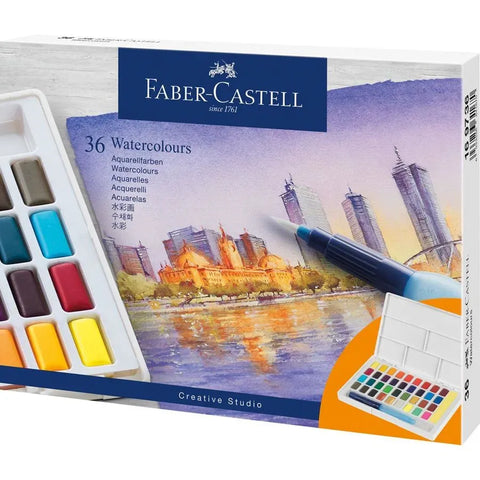 Faber-Castell Watercolours in pans 36ct set 169736