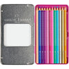 Faber-Castell Sparkle colour pencil tin with 12 Sparkle colour pencils