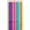 Faber-Castell Sparkle colour pencil tin with 12 Sparkle colour pencils