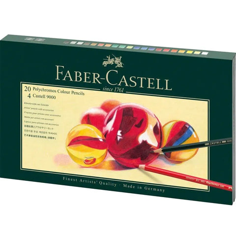 Faber-Castell Polychromos colour pencil gift set, Mixed Media 210051