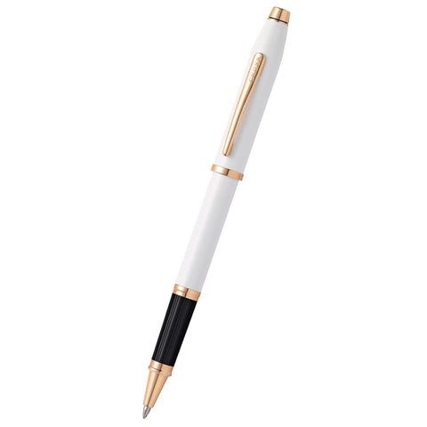 Cross  Century II Pearlescent White Lacquer Rollerball Pen AT0085-113