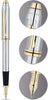 Cross Townsend Medalist chrome with 23 Carat Gold Plated Fountain Pen 506-FF