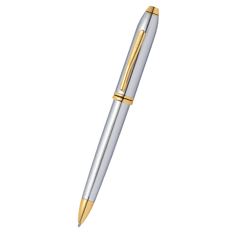 Cross Townsend Medalist Chrome and Gold Ballpoint Pen 502TW