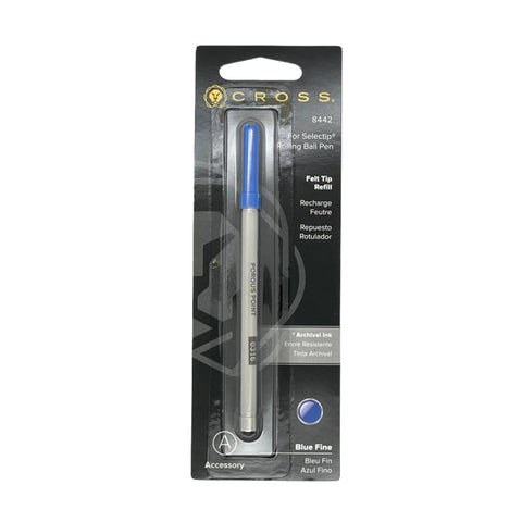 Cross Cross Felt Tip Refill Fine Blue 8442