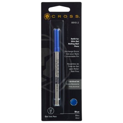 Cross Slim Gel Rollerball Pen Refill - Blue - Single Pack 8910-2