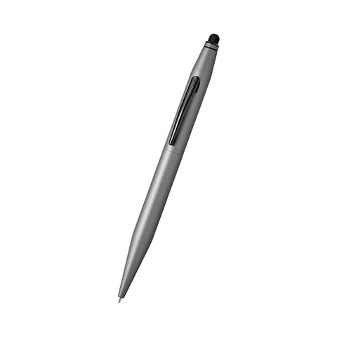 Cross Tech2 Titanium Gray Ballpoint Pen with Stylus AT0652-14