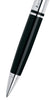 Cross Calais Chrome & Black Lacquer Ballpoint Pen AT0112-2