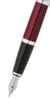 Cross Bailey Red Lacquer Stainless Steel Medium Nib Fountain Pen AT0456-8MS