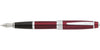 Cross Bailey Red Lacquer Stainless Steel Medium Nib Fountain Pen AT0456-8MS