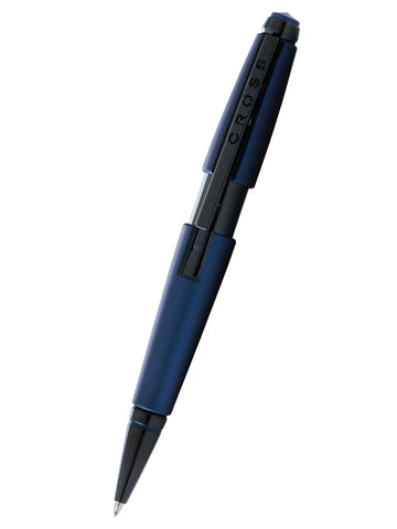 Cross Edge Matte Blue Lacquer Gel Rollerball Pen AT0555-12