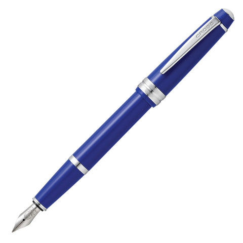 Cross Bailey Light Fountain Pen - Blue Chrome Trim AT0746-4MS