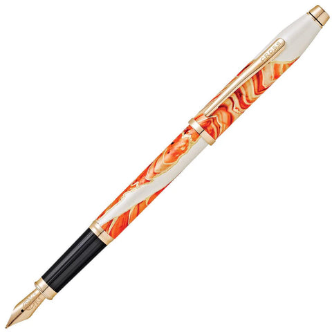 Cross Fountain Pen - Wanderlust Lacquer with Gold Plated Antelope Canyon AT0756-3FF