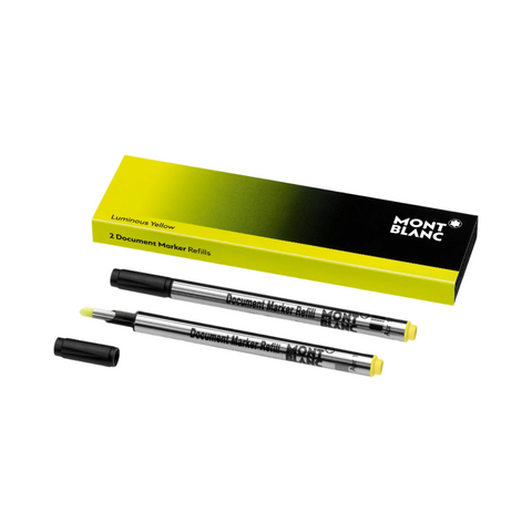 Montblanc Refill Document Marker 2x1 Luminous Yellow 128252