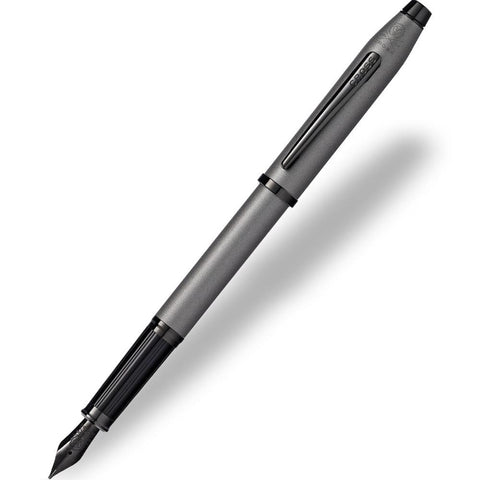 Cross Century II Fountain Pen - Gunmetal Grey with Black Plated Trim AT0086-115FJ