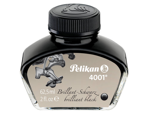 Pelikan Ink Bottle Ink Glass 4001, 62,5 ml Brilliant Black 329144