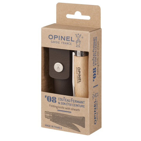 Opinel  No.08 Stainless Steel Folding Knife 001089