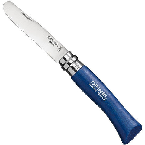 Opinel My First Opinel No 7 Blue Stainless Steel Folding Knife 001697