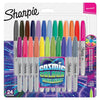 Sharpie Permanent Markers | Fine Point | Cosmic Colour | Limited Edition | 24 Count