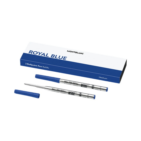 Montblanc Refill Ballpoint  Medium 2x1 Royal Blue 128214