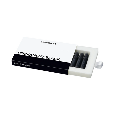 Montblanc Ink Cartridges Permanent Black 1Pack=8Cartridges 128209