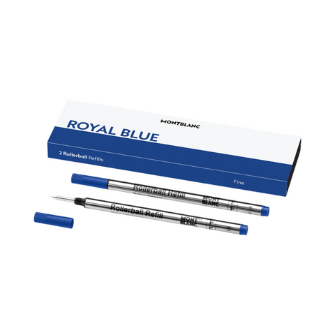 Montblanc Refill Rollerball Fine 2x1 Royal Blue 128232