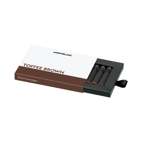 Montblanc Ink Cartridges Toffee Brown 1Pack=8 Cartridges 128203